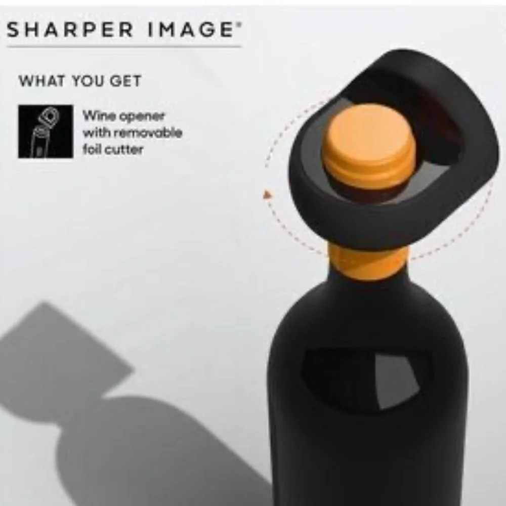 *FIRM PRICE* NIB - SHARPER IMAGE AUTOMATIC WINE BOTTLE OPENER